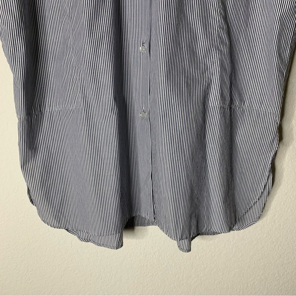 SBJ Austin Womens 100% cotton stripe button front midi dress OS - Picture 2 of 10